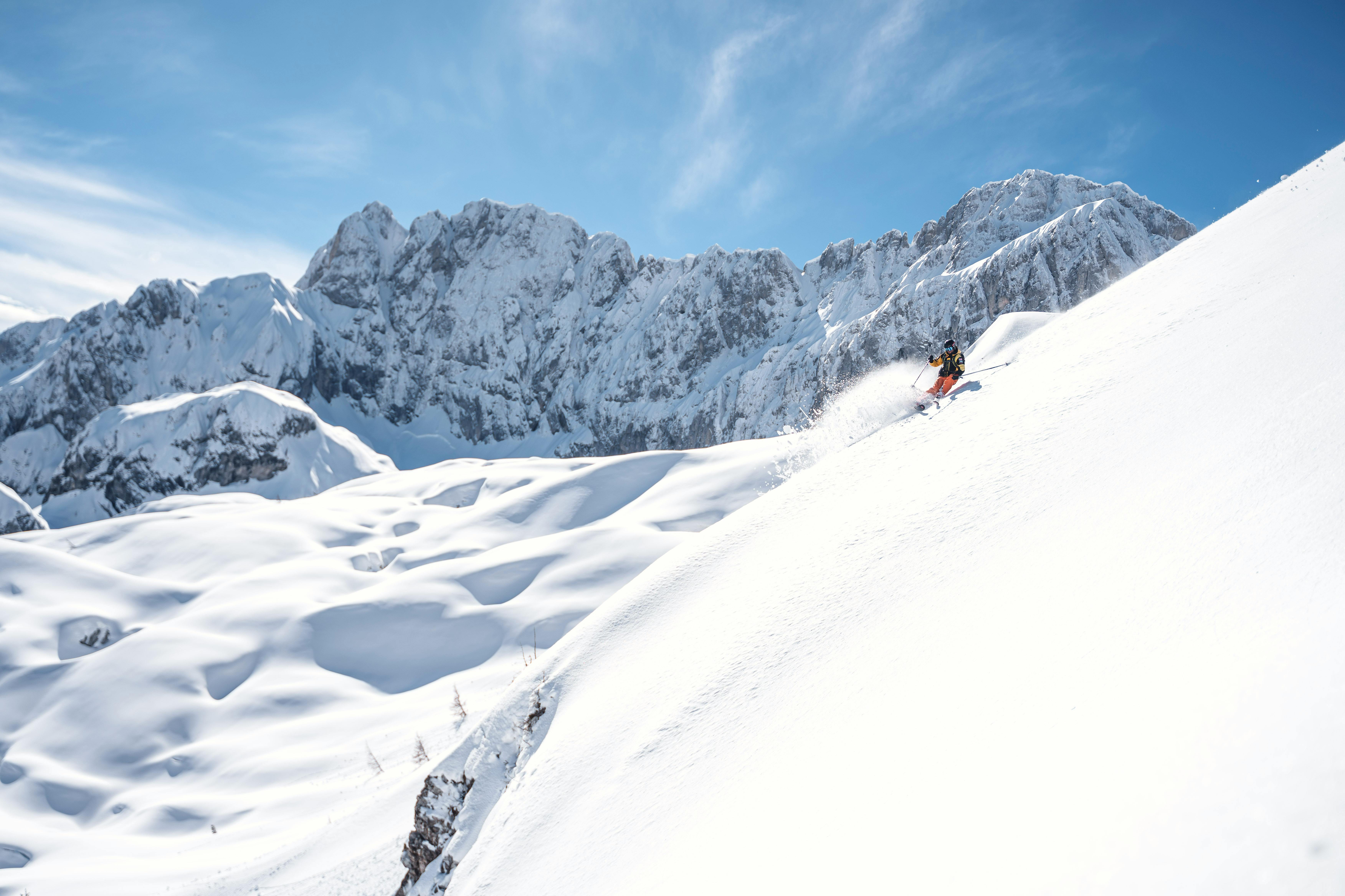 Powder skiing